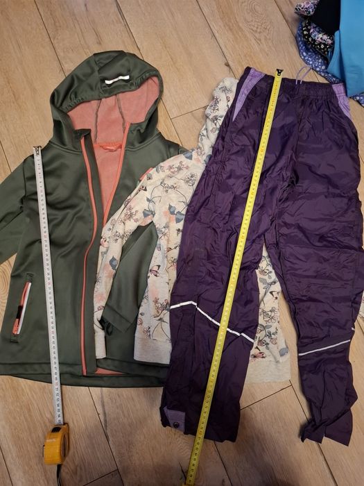 Paka ubrań ek dla dziewczynki 140 sukienki h&m