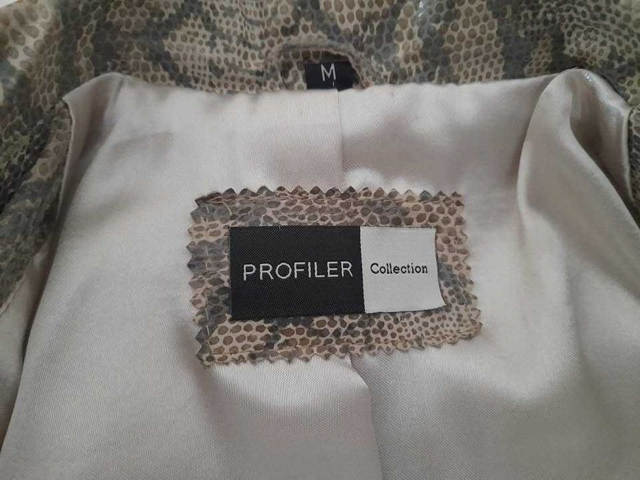 Casaco e calça em pele natural