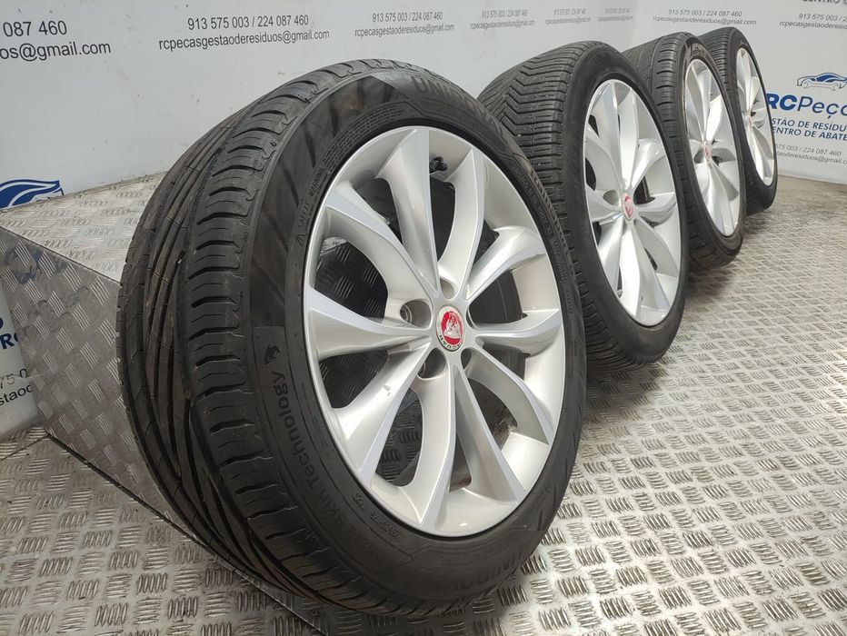 Conjunto de Jantes 18 Jaguar XF II X260 8J ET45 5x108 2015 a 2024
