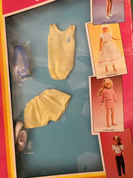 Conjunto Roupa Boneca Skipper Moda Modelo Squash Mattel Spain 1986 Nov