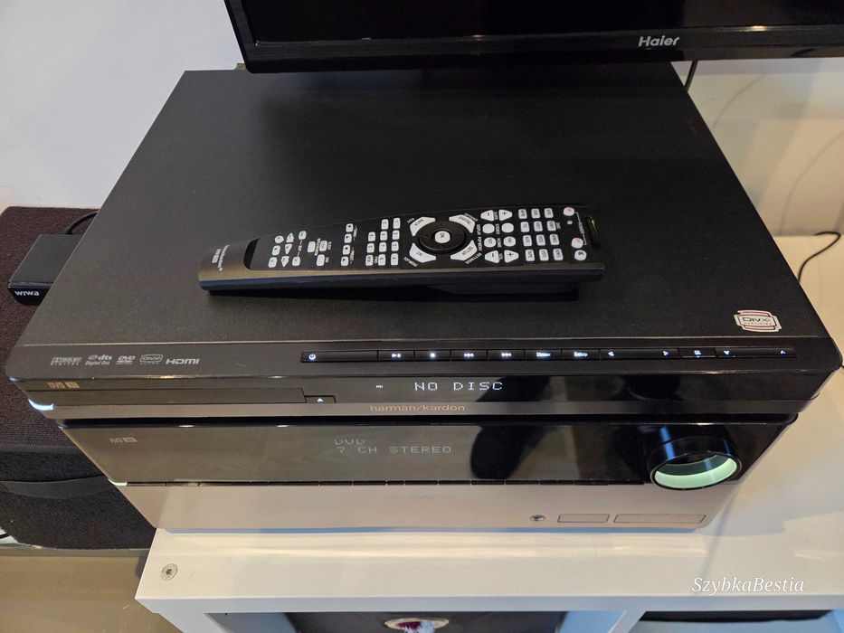 Harman Kardon AVR 160 amplituner kina domowego 7.1, DVD 39, pilot