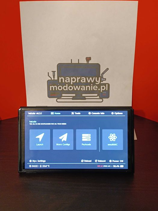 Nintendo switch oled modchip przeróbka CFW HEKATE .