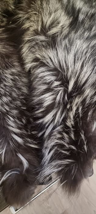 Большой воротник из чернобурки