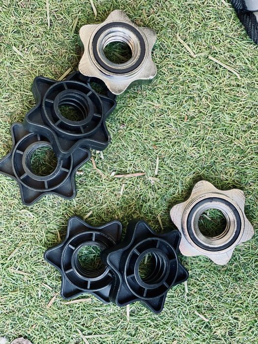 Sztanga + talerze bitumiczne