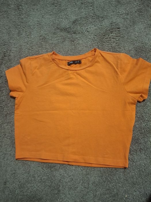 Помаранчевий топ короткий