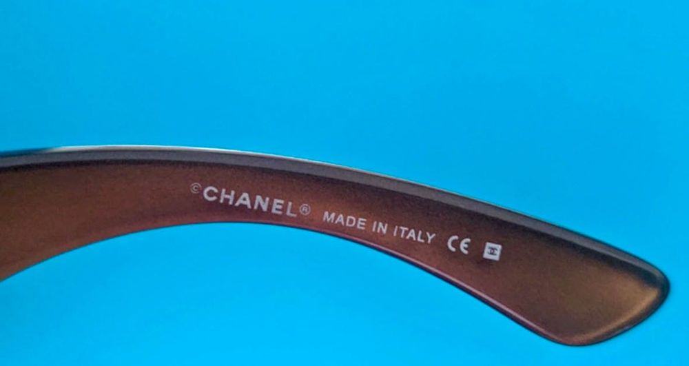Óculos Chanel 6180 vintage Sunglasses in dark brown/burgundy