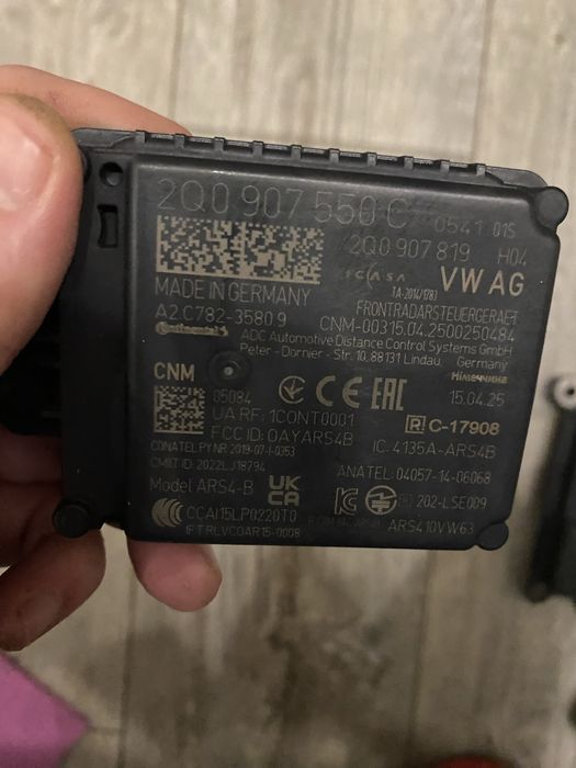 Радар дистронік VW Audi Seat Skoda 2Q0907550C