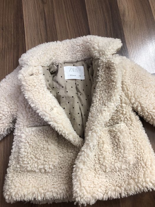 Продам дитячу шубку для дівчинки Zara