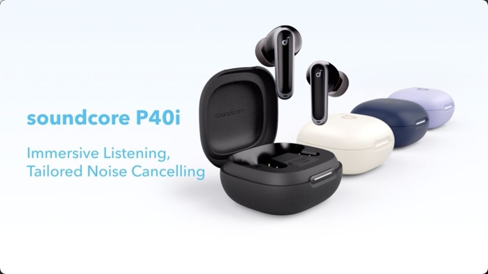 Навушники Anker SoundCore P40i TWS, 12год роботи!