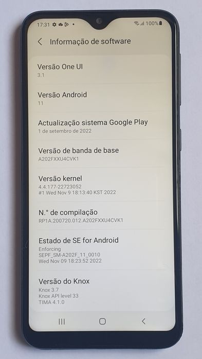 Telemóvel smartfone android Samsung a20e