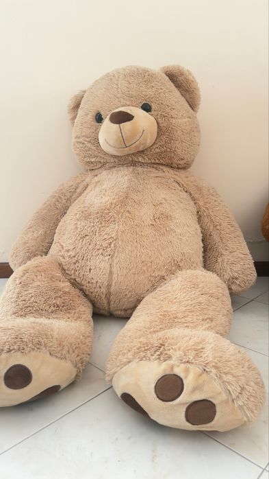 Peluche urso beige