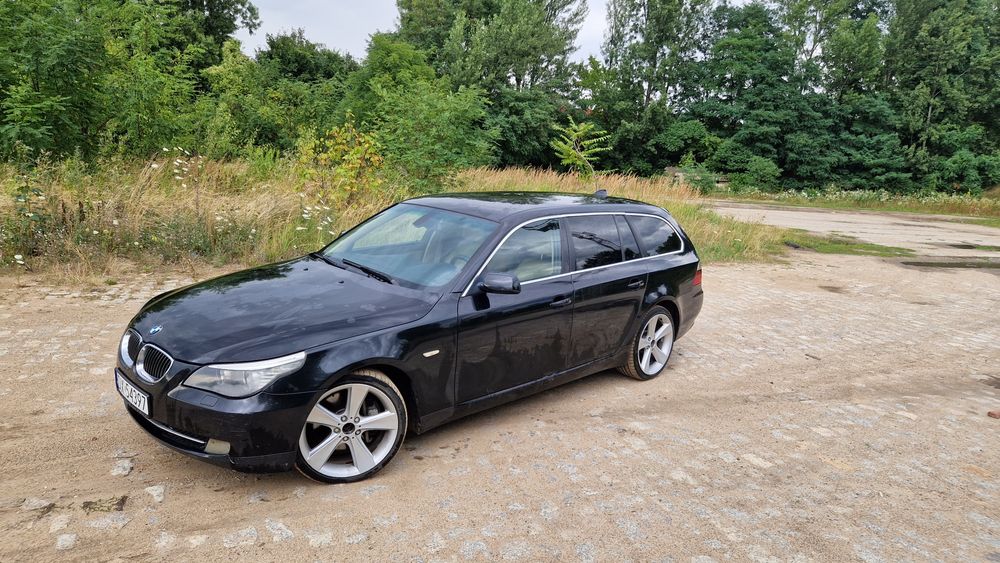 Pięknie jeżdżące E61 535d,  mocne , rodzinne kombi na ładnych felgach