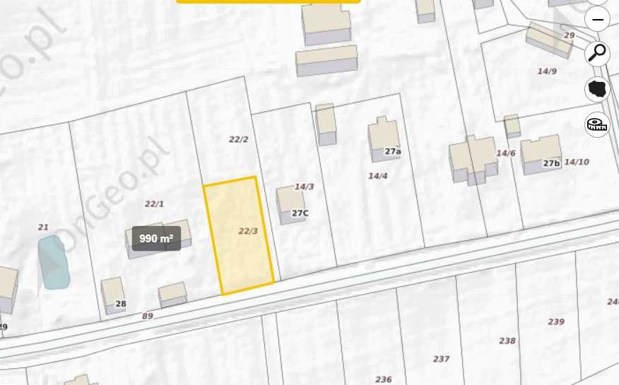 Cicha działka budowlana 990 m² z asfaltem – Przytoka, gmina Kałuszyn (obok węzła A2)