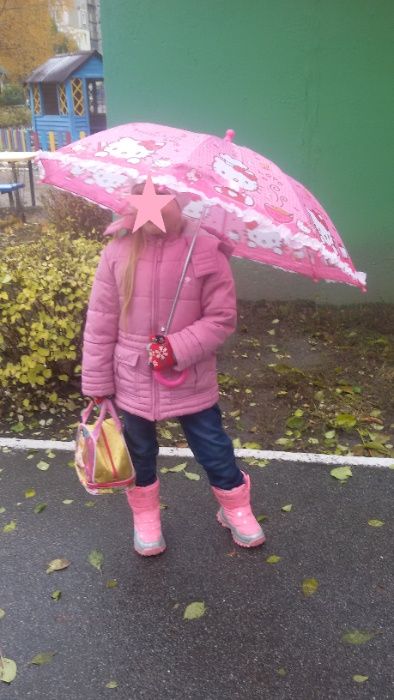 Куртка для девочки 116см