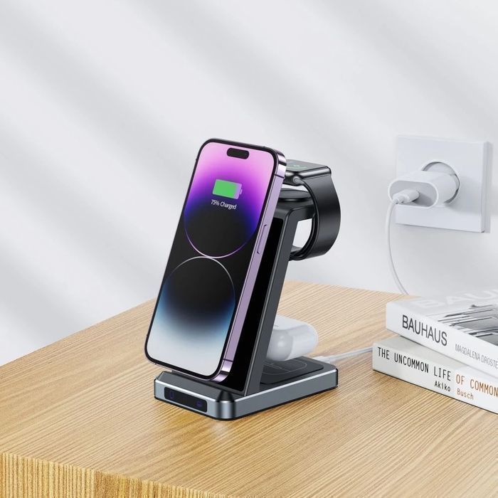 Ładowarka indukcyjna QI Tech-protect qi15w-a26 3in1 wireless charger