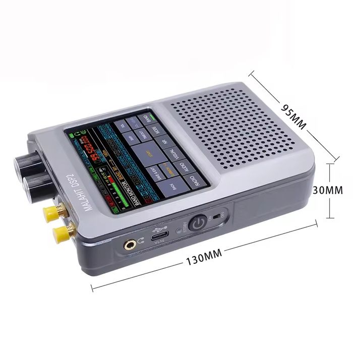 Радіоприймач Malahit DSP2 SDR 10кГц-380МГц 404МГц-2ГГц FW2.40 5000мАг