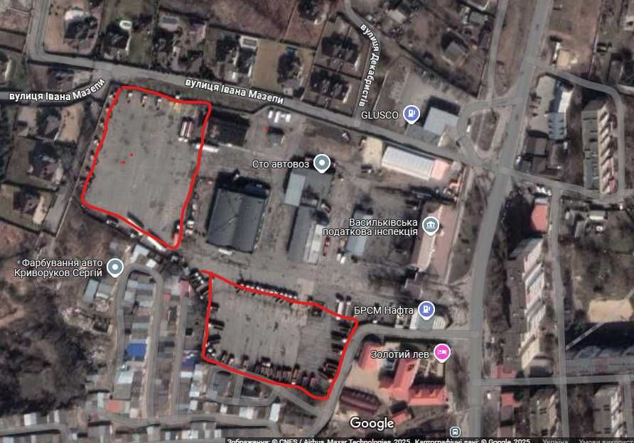 Оренда  відкритих складів / асфальтованих площадок / в м. Васильків