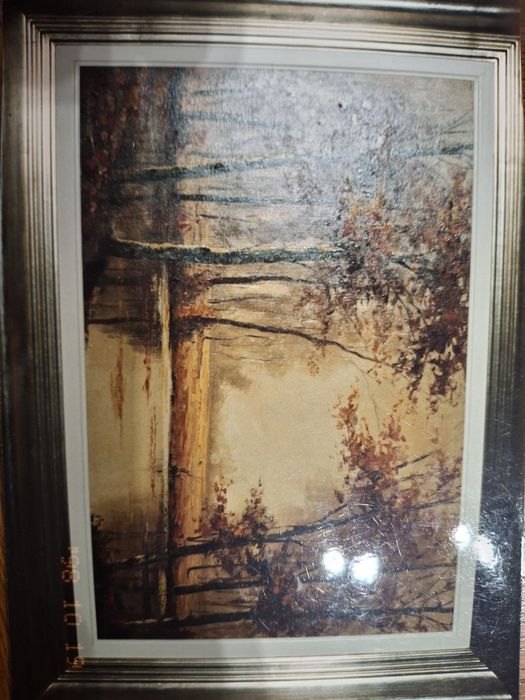Grande oleo paisagem Gomes Martins quadro pintura