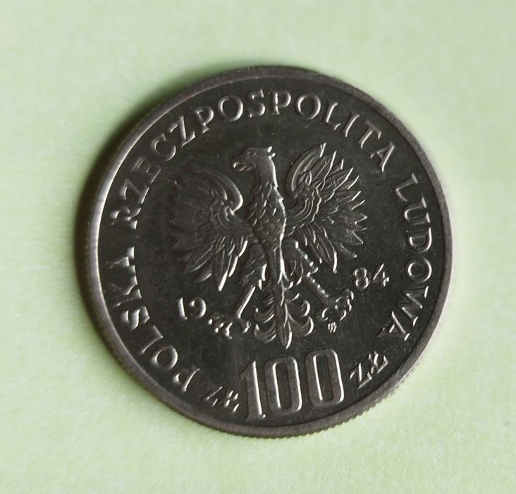 Moneta 40 lat PRL 100 ZŁ