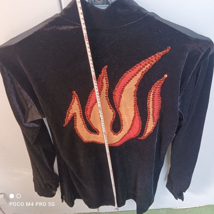 Грузинська  велюрова сорочка для кавказьких танців. Грузія