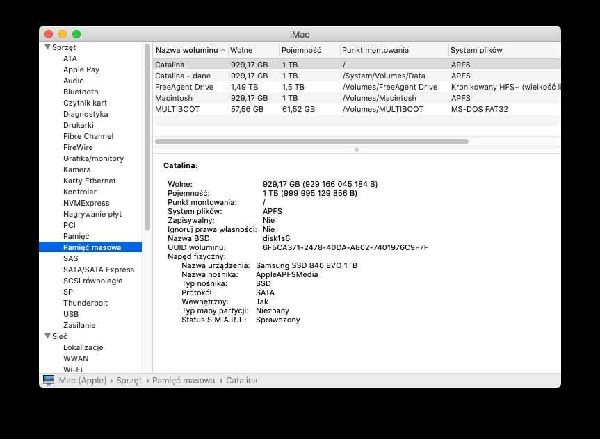 komputer Apple iMac 27" dysk 1TB grafika 1gb pamięć16gb all in one mac