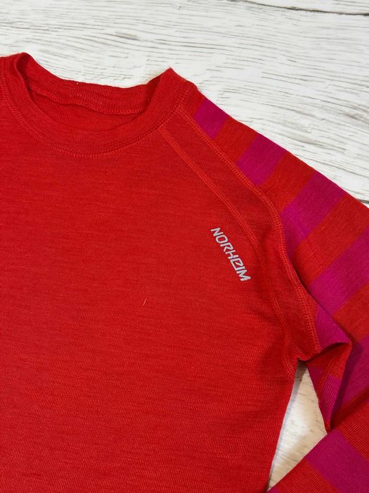 NORHEIM koszulka termoaktywna 100% wełna merino bielizna narty