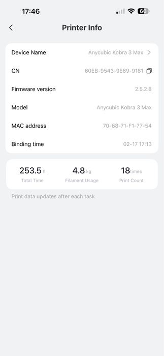 Anycubic Kobra 3 Max Combo + ACE Pro | 253 h | Gwarancja | Stan b.dobry |