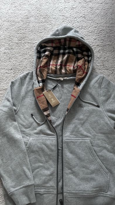 Burberry zip hoodie