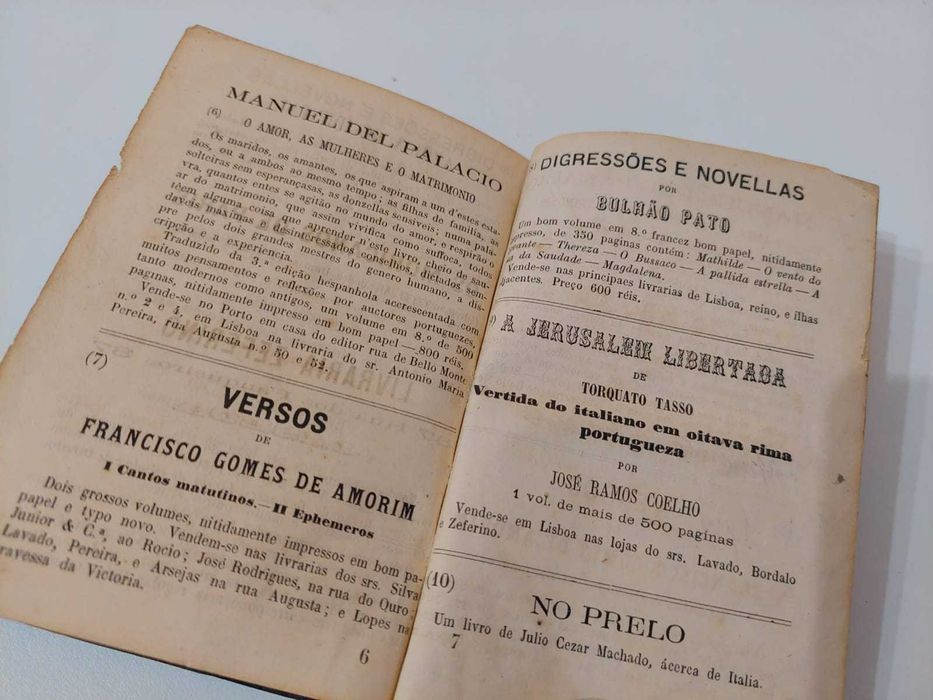 Livro Antigo 1867 – Almanach de Lembranças Luso-Brazileiro (Original)