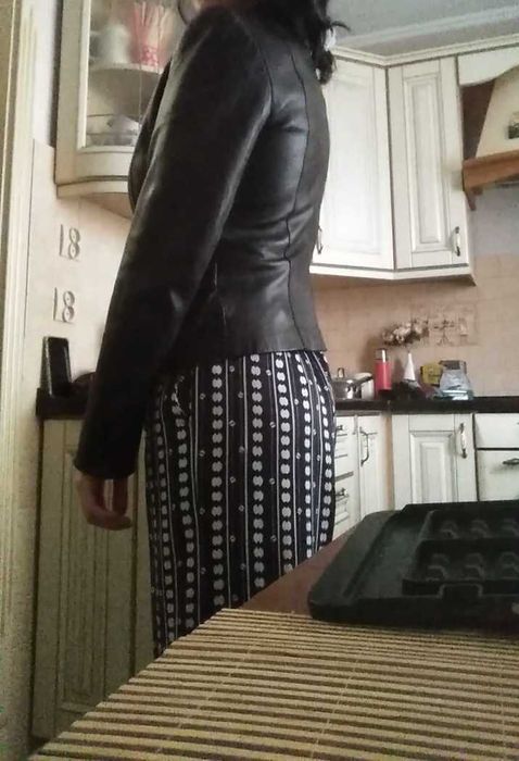 Шкіряна куртка. Натуральна шкіра, весна/осінь. Розмір  S