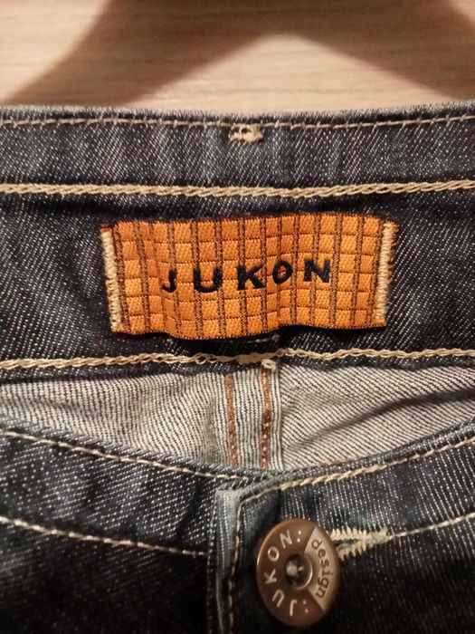 Dwie pary jeans denim szerokie damskie. Roz. 33 .