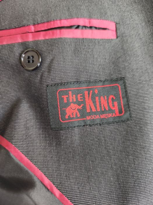 Marynarka męska szara polska The King 170/104/94