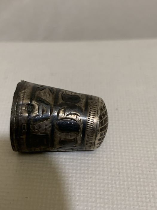 Старинный коллекционный наперсток 84 пробы