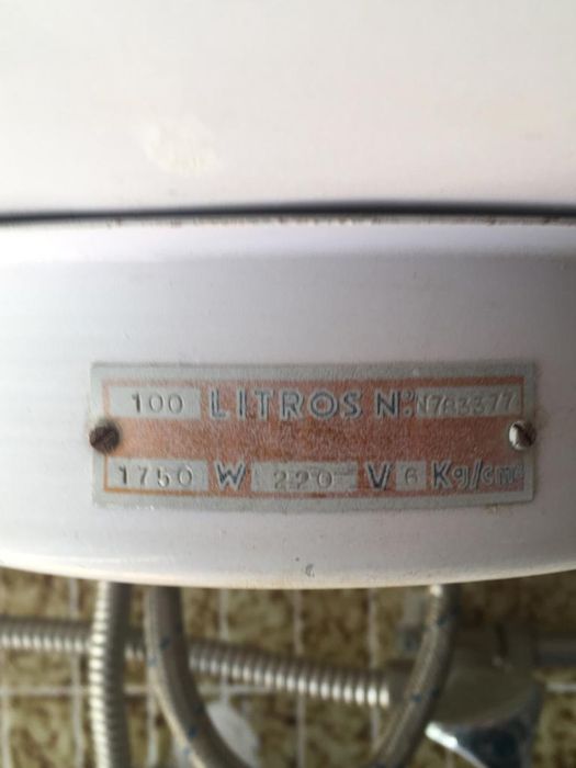 Vendo cilindro de aquecimento de água