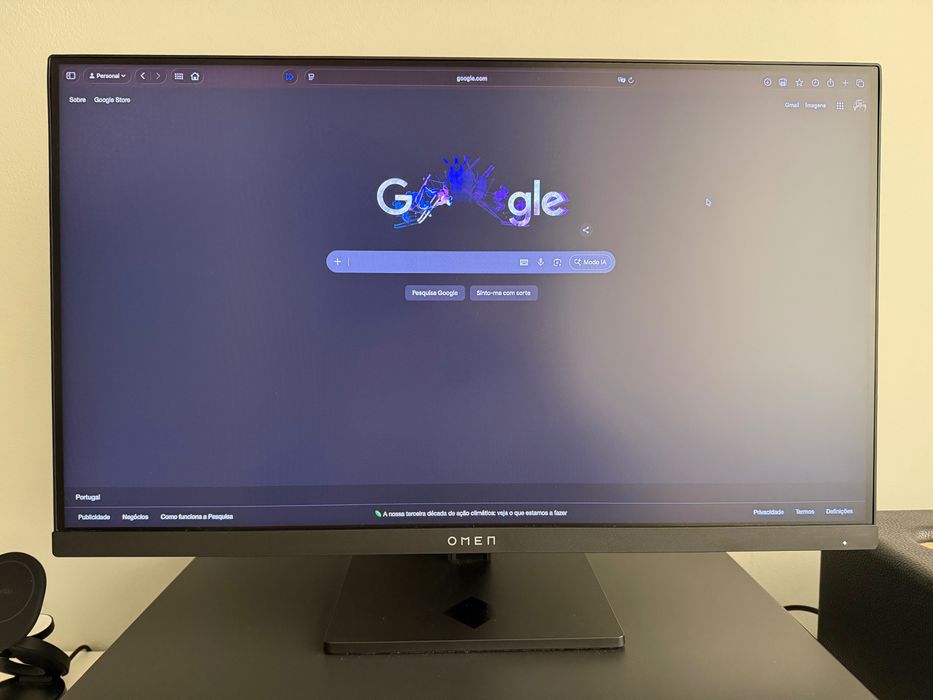 Monitor Gaming HP OMEN 24" – 165Hz IPS | sRGB 99% (Como Novo)