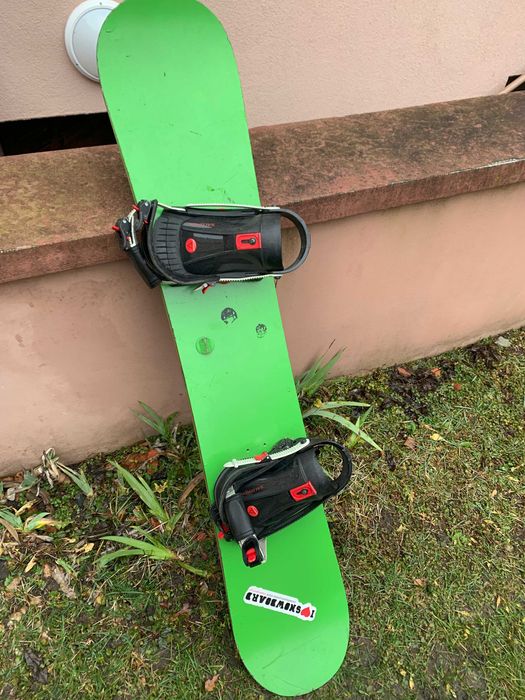 Snowboard Flow 150 cm + Wiązania Salomon (Komplet). Gotowa do jazdy.