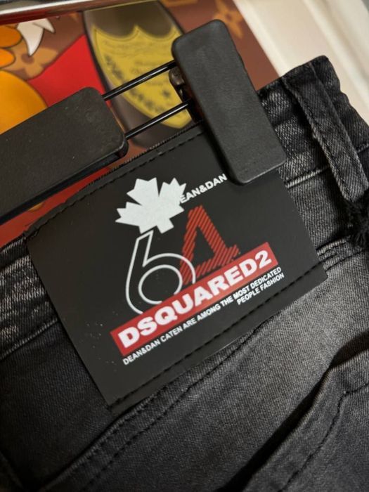 DSQUARED 2 ICON NEW Мужские джинсы темно-серий штаны 30-31 р. стильные