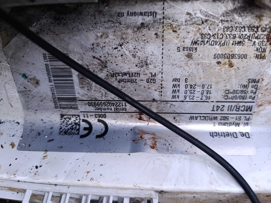 de dietrich mcr2 wymiennik szczelny piec sprawny