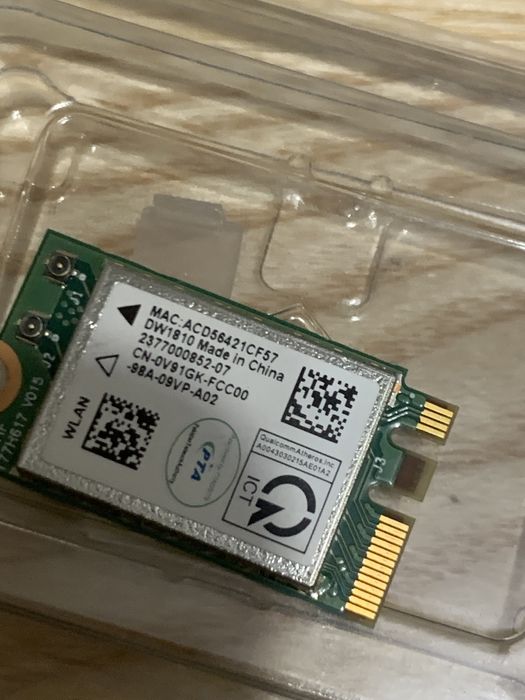 Модуль wi-fi 5 для ноута + bluetooth 4.1 Qualcomm QCA9377