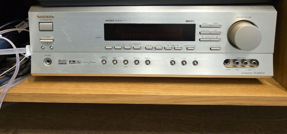 Amplituner Onkyo TX-SR501E  pilot toslink spdif