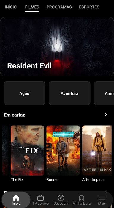 Apps com certos conteúdos