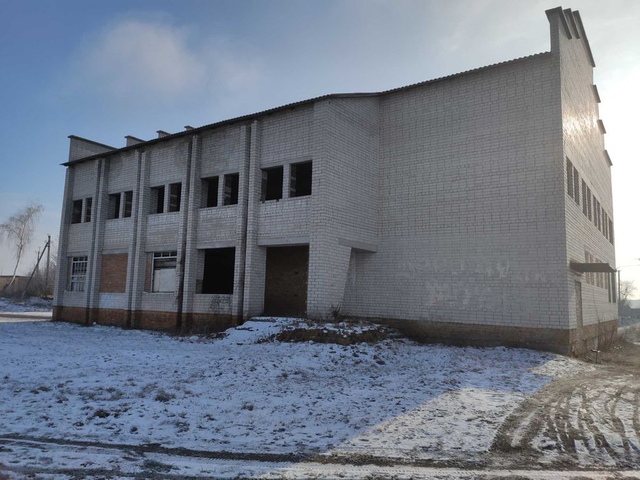 Незавершене будівництво АТС, площею 709,8 кв.м., Чернігівська обл.