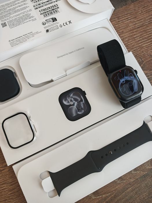 Apple Série 11 46MM GPS+Cel Jet Black Seminovo Como Novo, C/Garantia Aceito Retomas