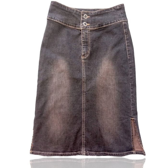 Спідниця джинсова, джинсова довга спідниця