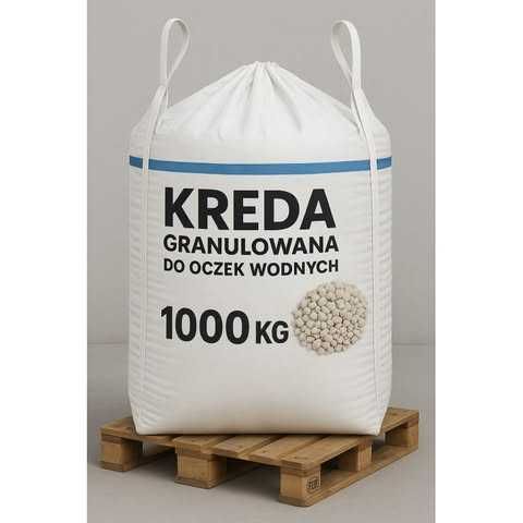 Kreda granulowana do stawu z rybami