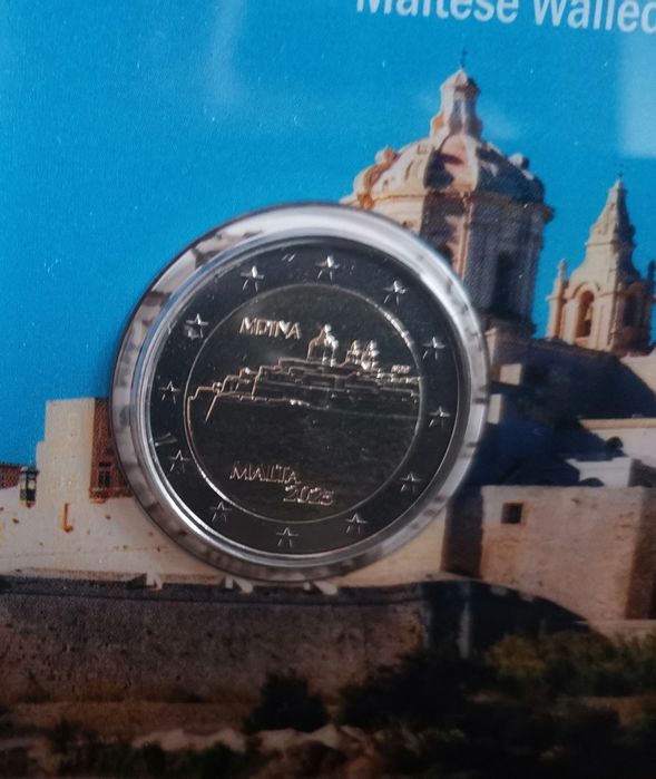 Conjunto de 2 moedas comemorativas Malta 2025