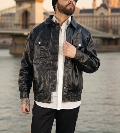 Casaco Estilo Motard