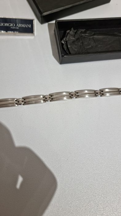 Pulseira Giorgio Armani + porta-chaves
