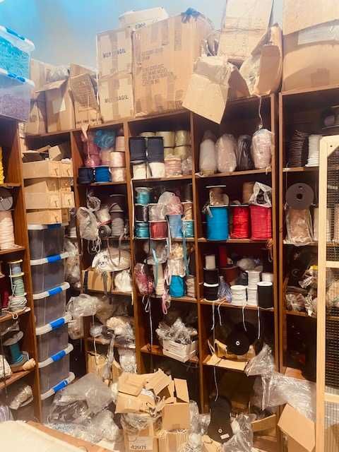 50,000 Cordões, Fitas e Elasticos - Stock