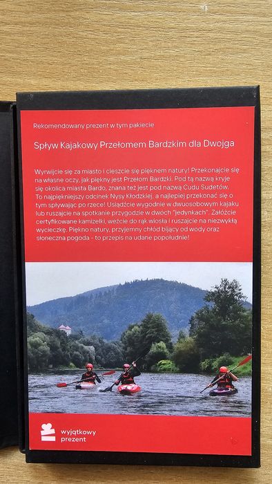 Spływ kajakowy przełomem Bardzkim dla 2 osób